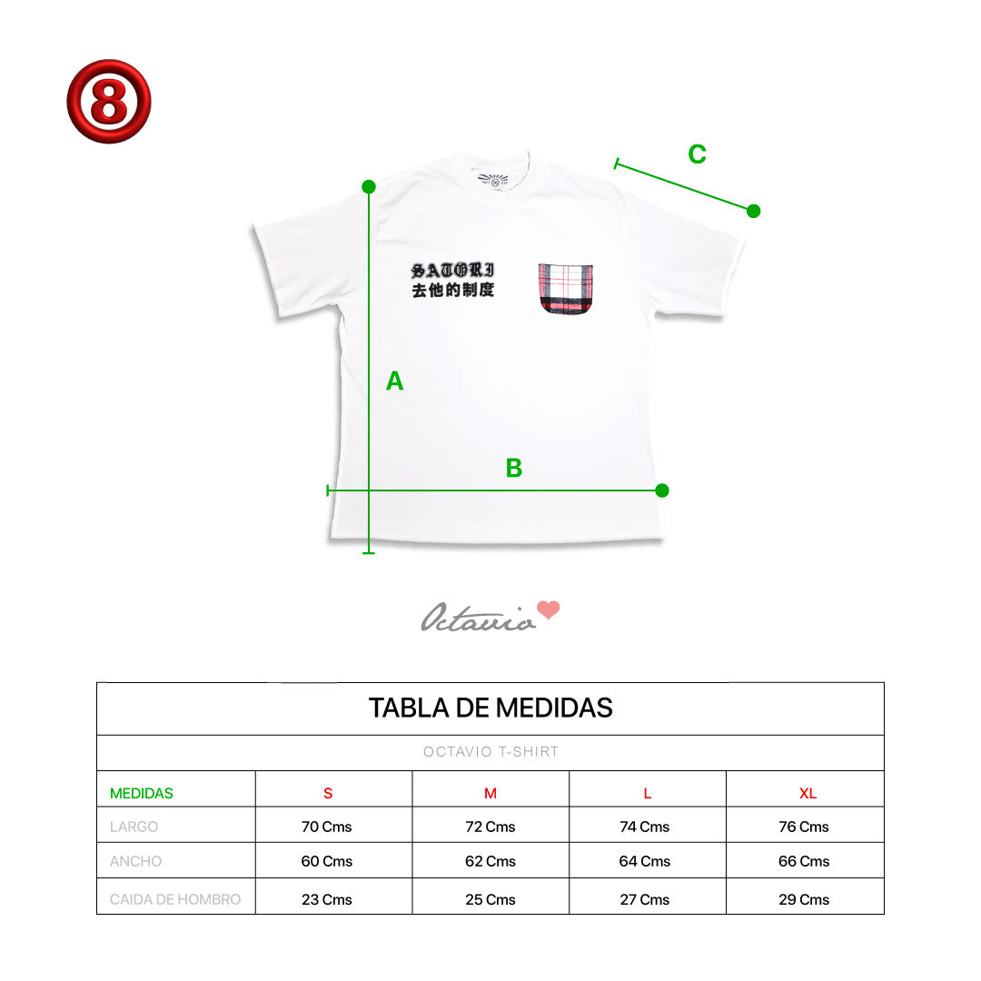 Guía de tallas - Octavio T-shirt